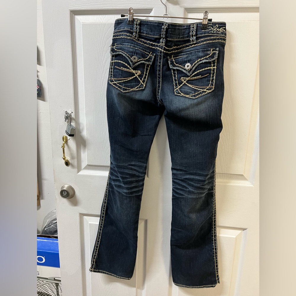 Like new silver McKenzie jeans